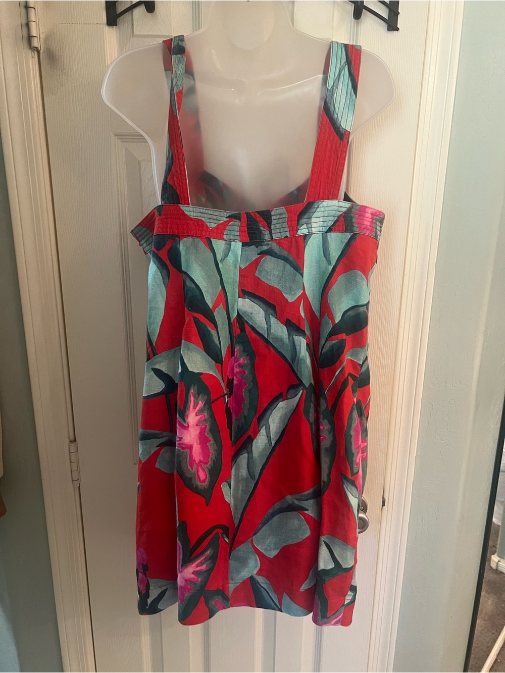 Farm Rio Linen floral mini dress large